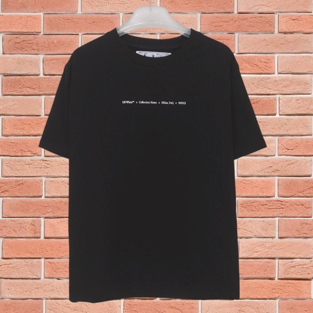 Off-White Crew Neck Short Sleeve White
